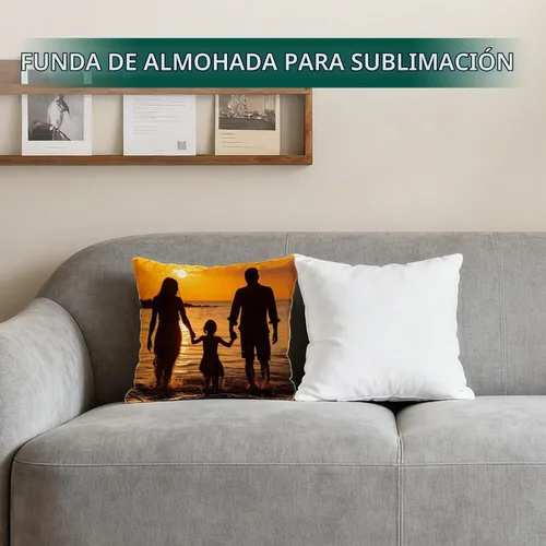 Vista 4 de OKBA 10 fundas de almohada de sublimación en blanco de 16 x 16 pulgadas, fundas de cojín blancas de satén brillante, fundas de almohada de 10 fundas