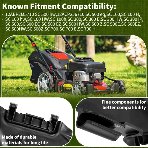 Vista 6 de HASMX 731-07131 - Cubierta de canal de descarga lateral para MTD, Cub Cadet, Troy-Bilt y se adapta a los modelos Cub Cadet SC100 SC100HW SC300