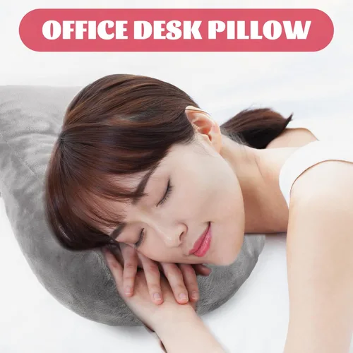 Vista 9 de Operitacx Almohada de espuma viscoelástica suave con forma de dona, almohada para dormir, almohada de viaje, accesorios para viajes
