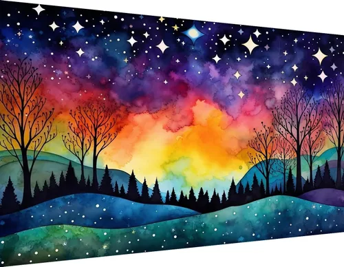 Vista 19 de ijbnhd Castillo de pintura de diamante 5D, kits de pintura de diamantes grandes para adultos, cielo estrellado de bricolaje, taladro completo