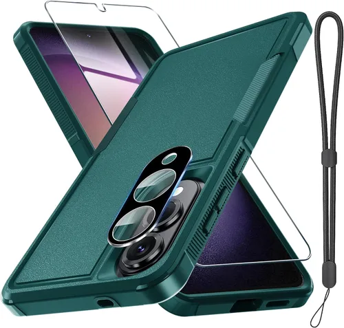Vista 62 de Funda para Samsung Galaxy S24 FE, Cuerpo Completo Resistente de Servicio Pesado Robusta a Prueba de Golpes Funda Protectora para Teléfono con Correa