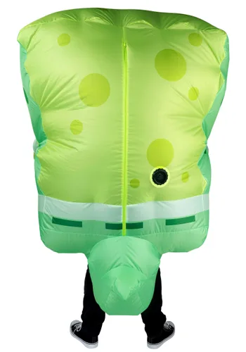Vista 3 de Disfraz Inflable de Fantasma Adulto de Bob Esponja Multicolor