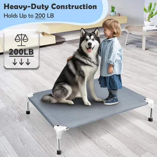 Vista 2 de Cama elevada para perros, cama elevada para perros grandes, camas