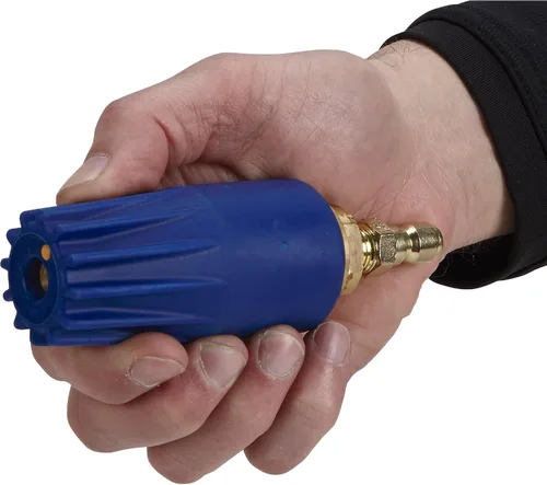 Vista 4 de Boquilla turbo azul #4.0 3,650 PSI con enchufe de acoplamiento rápido GRATIS