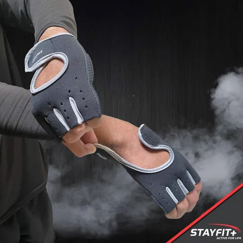 Vista 6 de Stayfit Fitness Workout Gloves for Women and Men. Training Gloves with Wrist Support for Fitness and Exercise, Weight Lifting, Gym, and Training.