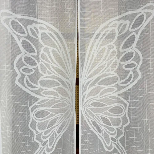 Vista 4 de Cortina blackout con diseño de ondas a rayas con ojales para ventana y puerta, cortinas térmicas para puertas, 1 panel