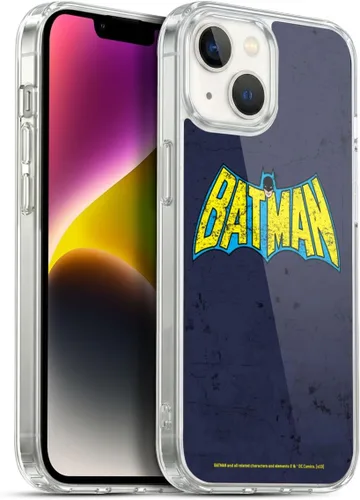 Vista 52 de Head Case Designs Funda de gel con licencia oficial de Batman DC Comics Bat Signal Logos [protección de grado militar] compatible con Apple iPhone 7
