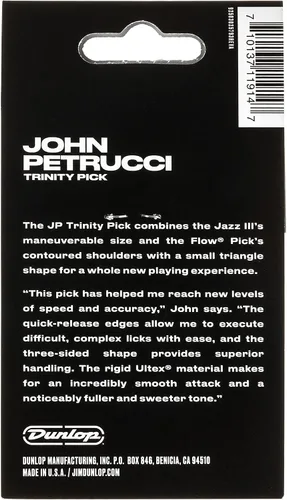 Vista 5 de Jim Dunlop John Petrucci Trinity Pick 1.4MM - Paquete de 6