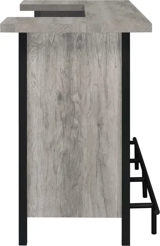 Vista 8 de Coaster Furniture Bar Unit Gris Driftwood Negro 182105