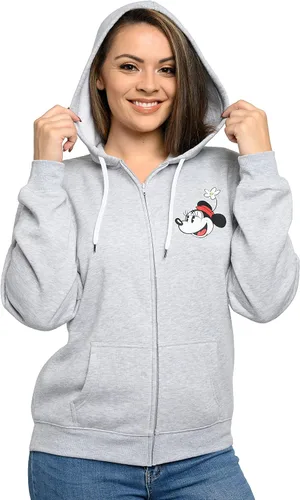 Vista 4 de Disney Sudadera con capucha para mujer con estampado de Mickey Minnie Mouse