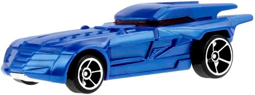 Vista 4 de Hot Wheels - Batmobile 1:64 Escala Diecast Car - Azul - DC Batman Series