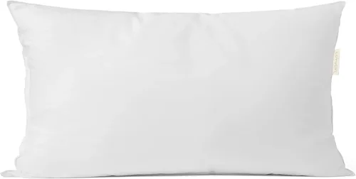 Vista 9 de Coyuchi Relleno de almohada de plumón (estándar, blanco)