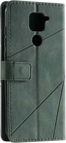 Vista 3 de Funda para Xiaomi Redmi Note 9 Caso,Funda para Xiaomi Redmi Note 9 M2003J15SG M2003J15SS / Redmi 10X 4G M2004J7AC M2003J15SC Funda Flip PU Funda