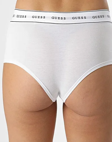 Vista 2 de GUESS Panty Carrie Culotte para mujer, Blanco puro