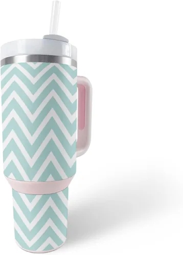Vista 25 de MightySkins Skin - Vaso de vinilo compatible con Stanley The Quencher H2.0 FlowState de 40 onzas, diversión de los años 90, protectora, duradera