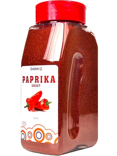 Vista 2 de Pimentón dulce molido en polvo, 10 onzas, sin OMG, kosher, halal y sin gluten, marca Dubble O