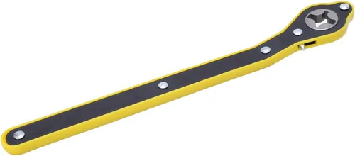 Vista 6 de Llave de trinquete para ahorro de mano de obra, ABS antideslizante de mango largo, llave de trinquete ajustable para reparación de neumáticos
