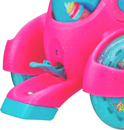 Vista 6 de Patines Fun Roll para Principiantes de Roller Derby, Talla Ajustable, Patines para Niños, Niños Pequeños, Niños y Niñas