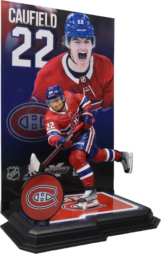 Vista 6 de McFarlane Toys - Cole Caufield (Montreal Canadiens) NHL 7in Figura Posada McFarlane's SportsPicks
