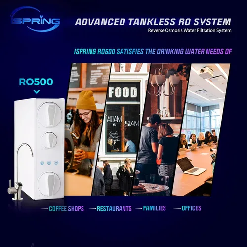 Vista 6 de iSpring F7-RO500AK Paquete de filtros de repuesto de 2 años para sistema de filtración de agua de ósmosis inversa sin tanque RO500AK