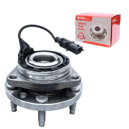 Vista 29 de FKG 513253 Conjunto de buje de cojinete de rueda delantera para A3 TT (Quattro), VW Tiguan Passat Jetta Golf CC EOS Beetle, brida de 4 pernos