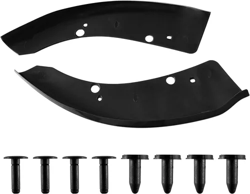 Vista 9 de TENGBASE Protector divisor delantero para 2015-2023 Dodge Charger, alerón de repuesto compatible con acabados SRT 392/Scat Pack/RT/GT (negro)