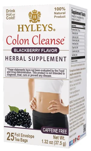 Vista 15 de Hyleys Colon Cleanse Tea Sabor Acai Berry - 25 bolsas de té (paquete de 1)