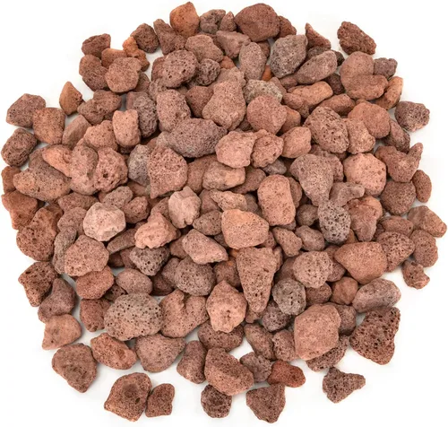 Vista 12 de Stanbroil Gránulos de roca de lava – Paisajismo decorativo para cuencos de fuego, hogueras, juegos de troncos de gas, chimeneas interiores