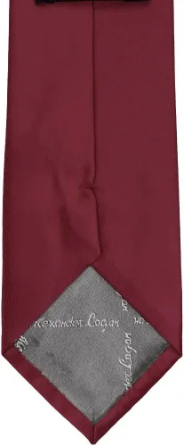 Vista 360 de tiemart Corbata de color sólido para hombre Longitud estándar