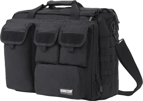 Vista 7 de Seibertron Pro-Multifunción Bandolera Bolsa de Mensajero para Laptop de 14.1" o 17.3