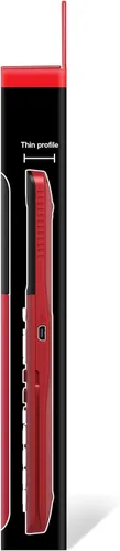 Vista 8 de Texas Instruments TI-84 Plus CE Calculadora gráfica a color, rojo radical pequeño