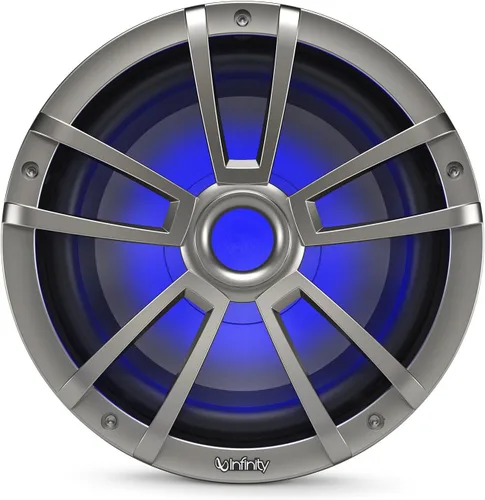 Vista 8 de Infinity 1022MLT - Subwoofer marino de 10 pulgadas con iluminación RGB (titanio)