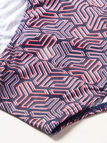 Vista 4 de ARENA Men's Team Color Print 3-inch Brief Athletic Training Swimsuit Bathing Suit