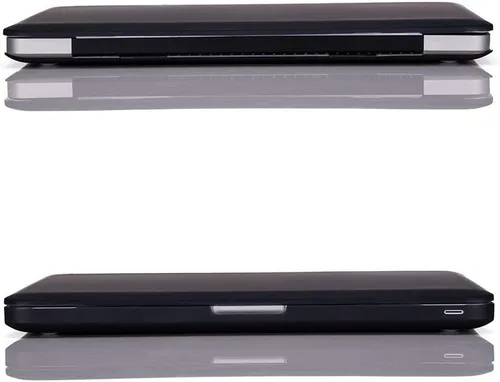 Vista 4 de RUBAN Funda compatible con MacBook Pro de 13 pulgadas 2012 2011 2010 2009 versión A1278, carcasa rígida de plástico y cubierta de teclado para Negro
