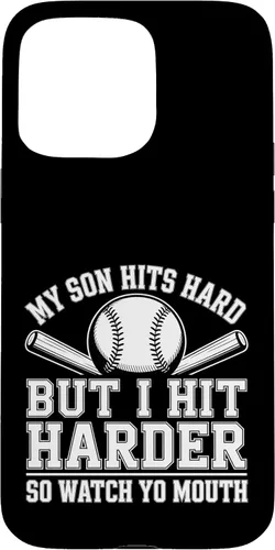 Vista 31 de My Son Hits Hard But I Hit Harder So Watch Yo Mouth - Case for iPhone 16