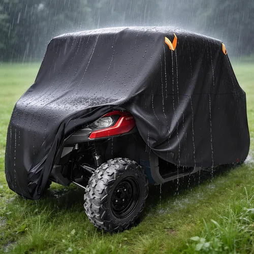 Vista 10 de Cubierta UTV de 2-3 Asientos con Salidas de Aire, Cubiertas UTV Universales Compatibles con Can Am X3 Defender Commander, Polaris RZR Ranger, CFMOTO
