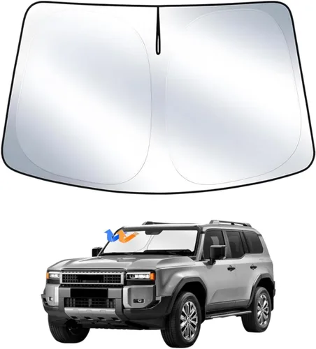 Vista 105 de T TGBROS Parasol para parabrisas para BMW X1 F48 2016 2017 2018 2019 2020 2021 2022 para ventana de automóvil, con bloqueo UV grueso y opaca