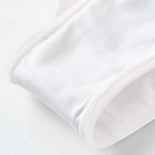 Vista 3 de BALEAF Parte inferior de bikini modesta de cintura alta para mujer, parte inferior de traje de baño de cobertura completa