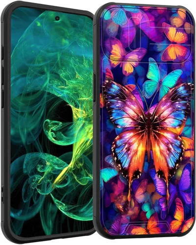 Vista 150 de Funda para iPhone Air con cubierta para cámara deslizante, resistente de doble capa, híbrida, a prueba de golpes, funda protectora resistente