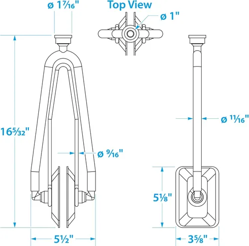 Vista 6 de Seachoice Enjuagador Universal para Motor de Barco, Estilo Manguito