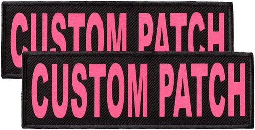 Vista 14 de Dogline Parche personalizado con letras con brillantina para perro, chaleco, arnés o collar, parches personalizables con texto brillante Azul