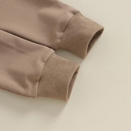 Vista 7 de Ehfomius Conjunto de 2 piezas de sudadera con capucha de manga larga con capucha y pantalones con cordón