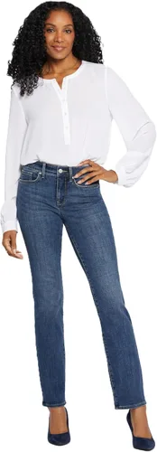 Vista 37 de NYDJ - Pantalones de mezclilla rectos Marilyn para mujer Biscayne