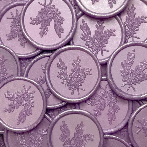 Vista 29 de 25 Piezas Calcomanías de Sellos de Cera Hechas a Mano, Sellos para Sobres, Calcomanías de Cera Autoadhesivas para Invitaciones de Fiestas de Boda