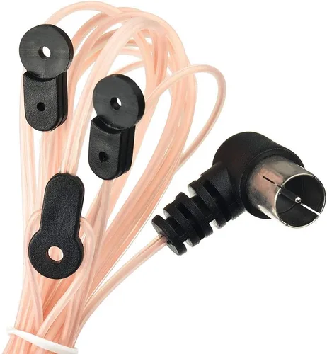 Vista 7 de Bingfu Antena dipolo FM de 75 ohmios Antena de bucle AM de 3 pines para Sony HiFi Series Sharp Stereo System Interior Digital HD Radio Bluetooth