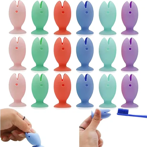 Vista 7 de Funda para cepillo de dientes de pie, bonita tapa para cepillo de dientes de pie, protector de cabeza de cepillo de dientes portátil 2023, mini