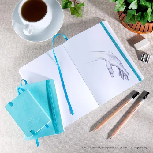 Vista 5 de Cuaderno de bocetos Travelers Dot Grid Pentalic Art, libre de ácidos