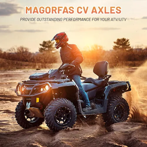Vista 7 de Eje delantero izquierdo/derecho CV para Can-Am Defender/MAX/XT-/XT/DPS HD5 HD8 HD9 HD10 2016 2017 2018 2019 2020 2021 2022 2023; eje de transmisión