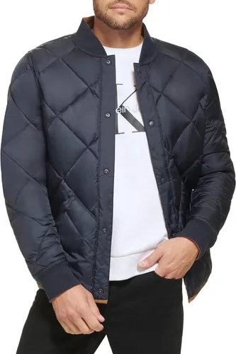 Vista 6 de Calvin Klein Chaqueta acolchada reversible con diamantes para hombre