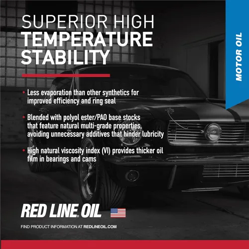 Vista 5 de Red Line 15205 SAE 5W20 Aceite de motor totalmente sintético - 1 galón